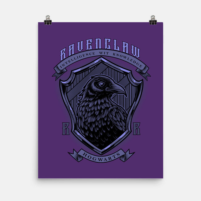 Violet Crow Emblem-None-Matte-Poster-Astrobot Invention