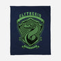 Green Snake Emblem-None-Fleece-Blanket-Astrobot Invention