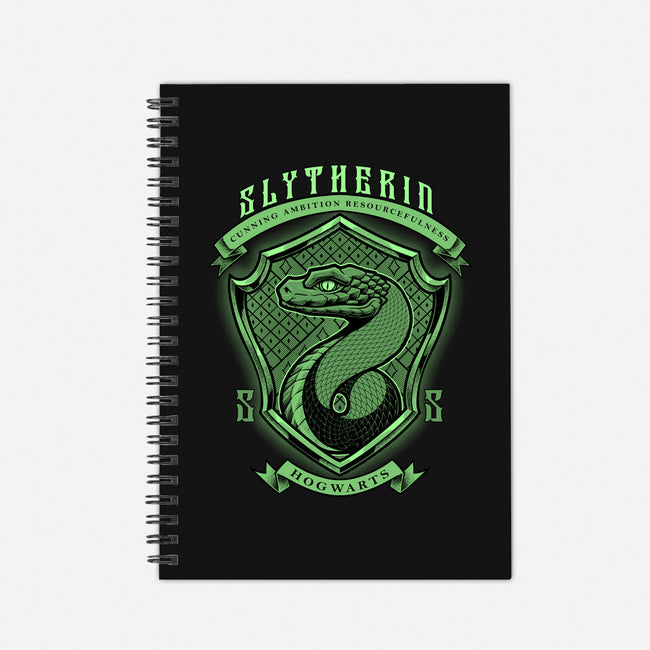 Green Snake Emblem-None-Dot Grid-Notebook-Astrobot Invention