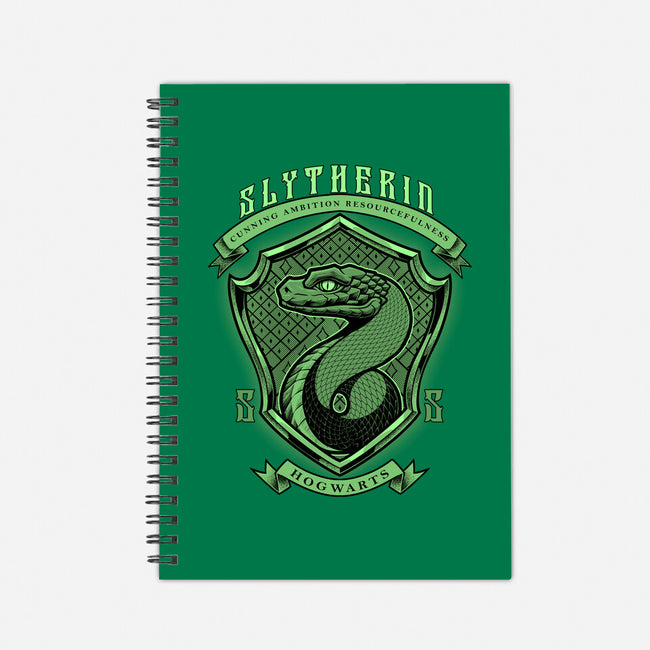 Green Snake Emblem-None-Dot Grid-Notebook-Astrobot Invention