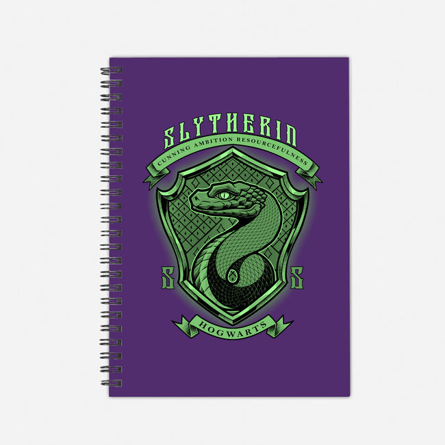 Green Snake Emblem-None-Dot Grid-Notebook-Astrobot Invention