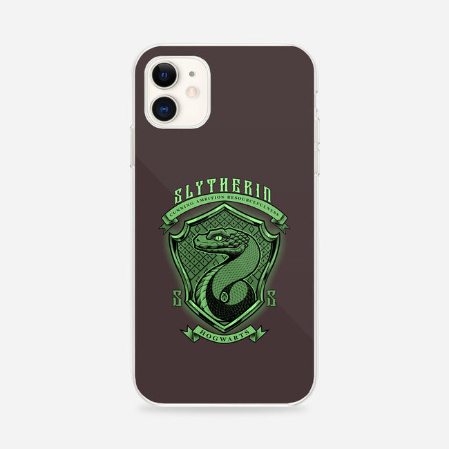 Green Snake Emblem-iPhone-Snap-Phone Case-Astrobot Invention