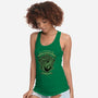 Green Snake Emblem-Womens-Racerback-Tank-Astrobot Invention