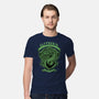 Green Snake Emblem-Mens-Premium-Tee-Astrobot Invention