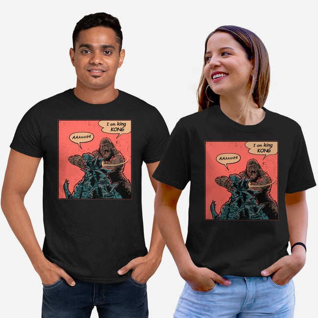 King Of Skull Island-Unisex-Basic-Tee-Gleydson Barboza