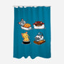 KittenSushi-None-Polyester-Shower Curtain-Vallina84