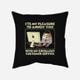 Customer Service-None-Removable Cover-Throw Pillow-Xentee