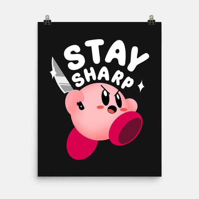 Kirby Stay Sharp-None-Matte-Poster-Tri haryadi