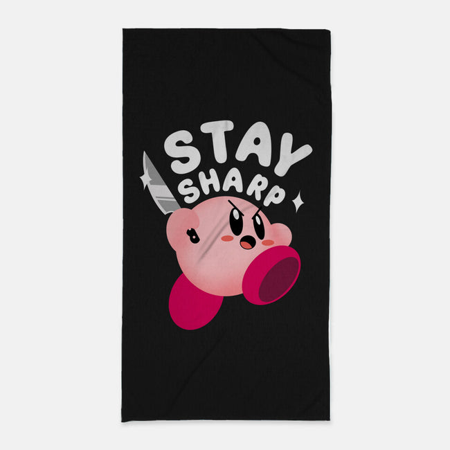 Kirby Stay Sharp-None-Beach-Towel-Tri haryadi