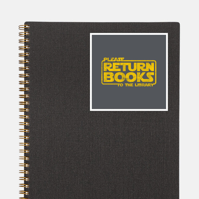 The Return Of The Books-None-Glossy-Sticker-NMdesign