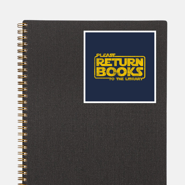 The Return Of The Books-None-Glossy-Sticker-NMdesign