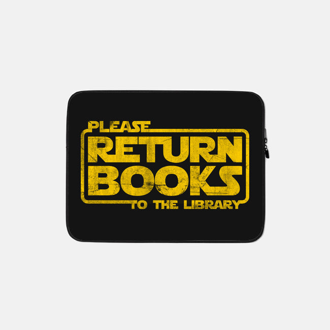 The Return Of The Books-None-Zippered-Laptop Sleeve-NMdesign