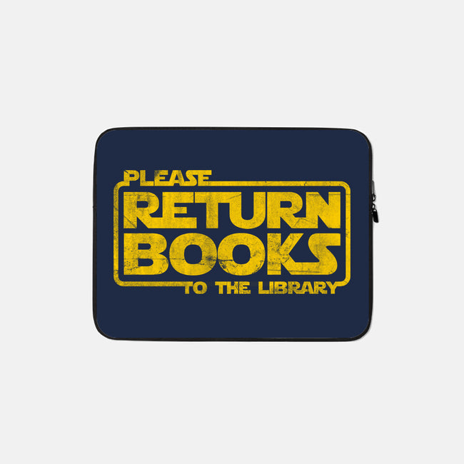 The Return Of The Books-None-Zippered-Laptop Sleeve-NMdesign