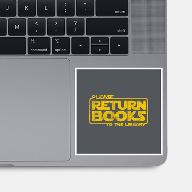 The Return Of The Books-None-Glossy-Sticker-NMdesign