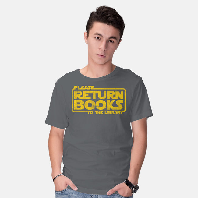 The Return Of The Books-Mens-Basic-Tee-NMdesign