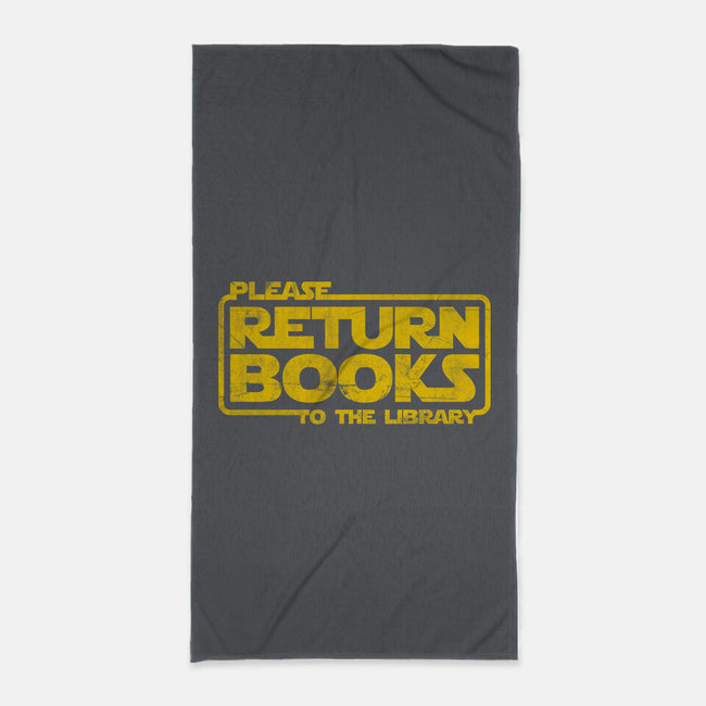 The Return Of The Books-None-Beach-Towel-NMdesign