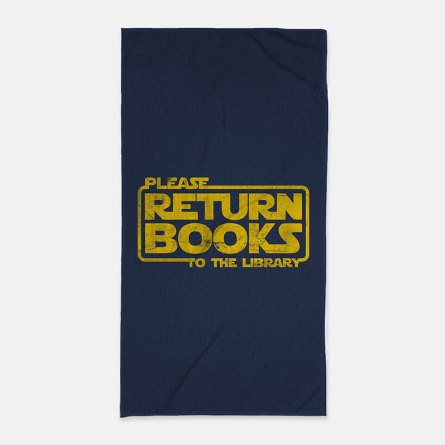 The Return Of The Books-None-Beach-Towel-NMdesign