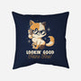 Feline Fine-None-Removable Cover-Throw Pillow-koalastudio