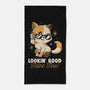 Feline Fine-None-Beach-Towel-koalastudio