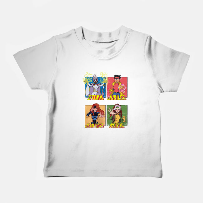 X-men 97 Girls-Baby-Basic-Tee-jacnicolauart