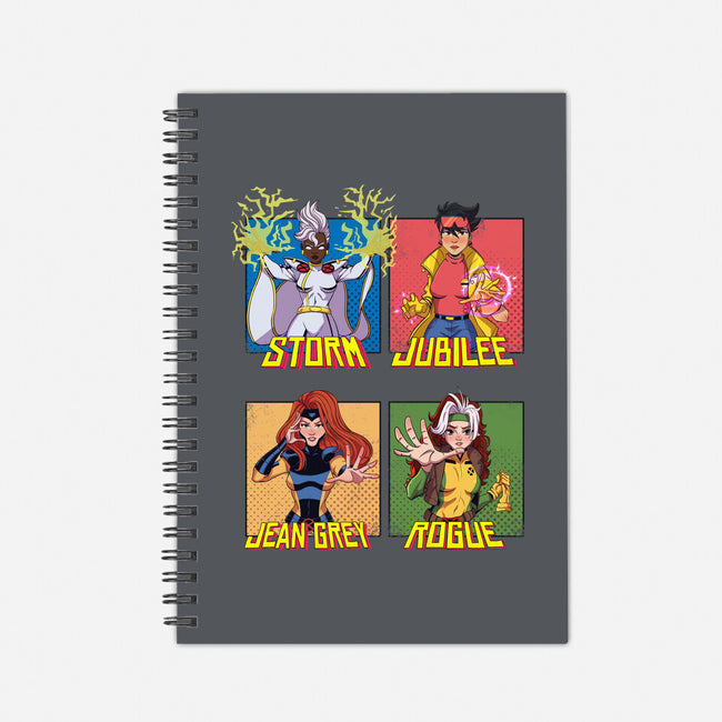 X-men 97 Girls-None-Dot Grid-Notebook-jacnicolauart