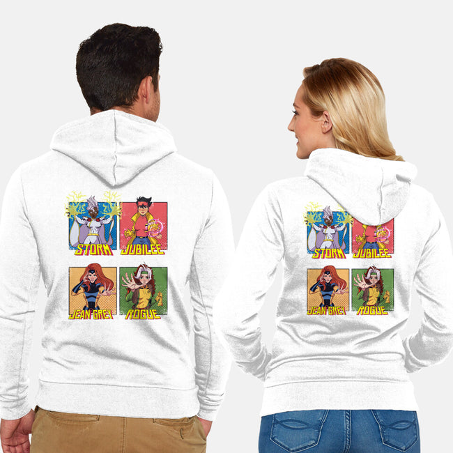 X-men 97 Girls-Unisex-Zip-Up-Sweatshirt-jacnicolauart