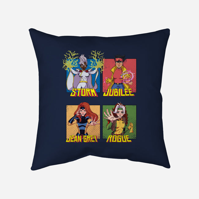 X-men 97 Girls-None-Removable Cover-Throw Pillow-jacnicolauart