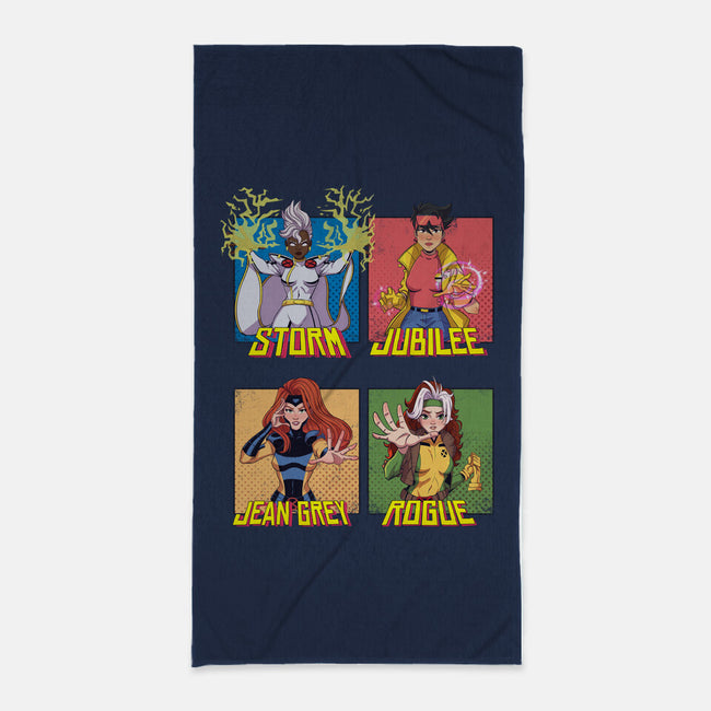 X-men 97 Girls-None-Beach-Towel-jacnicolauart