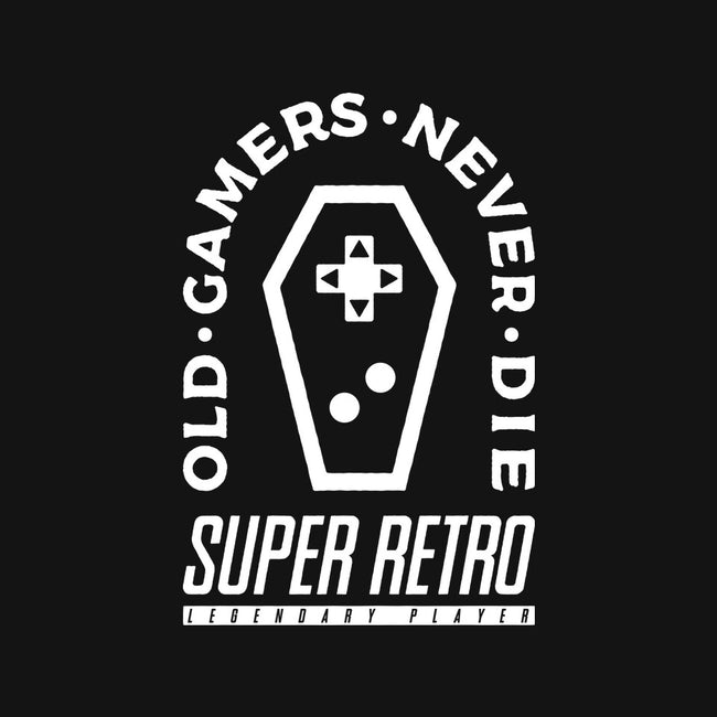 Old Gamers Never Die-Mens-Basic-Tee-demonigote