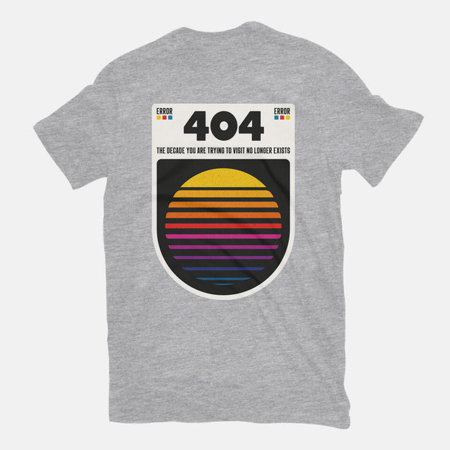 404 Decade Not Found-Womens-Fitted-Tee-BadBox