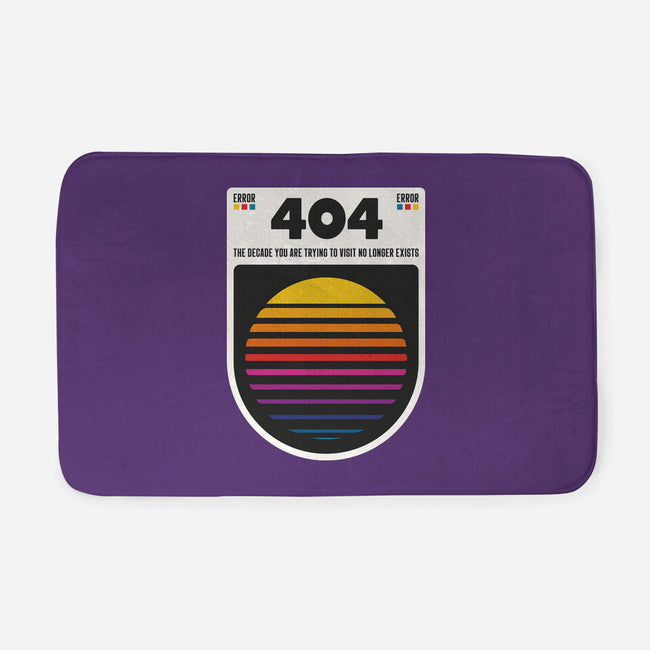 404 Decade Not Found-None-Memory Foam-Bath Mat-BadBox