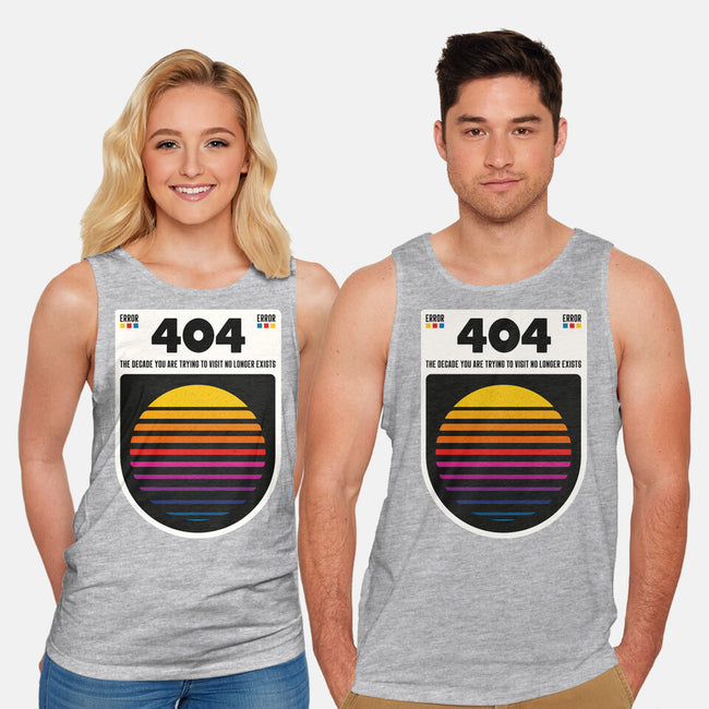 404 Decade Not Found-Unisex-Basic-Tank-BadBox