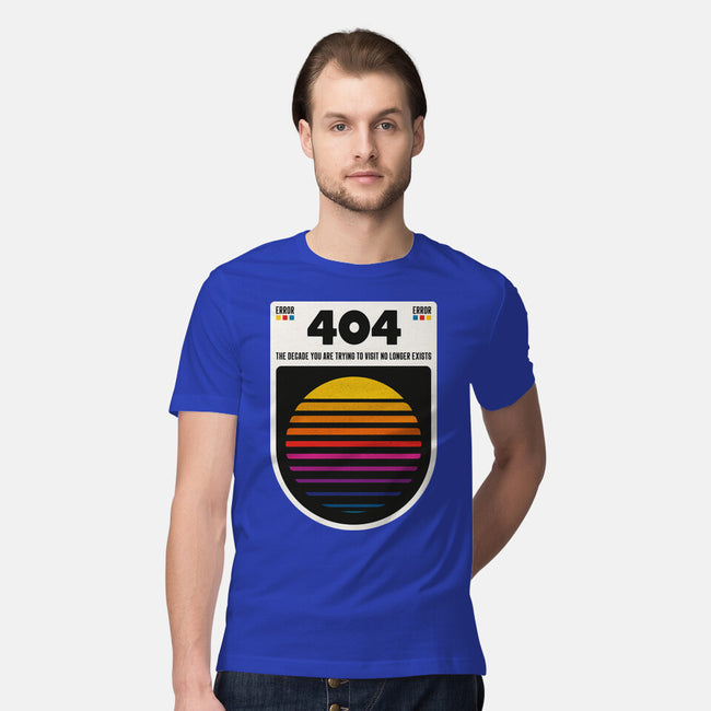 404 Decade Not Found-Mens-Premium-Tee-BadBox