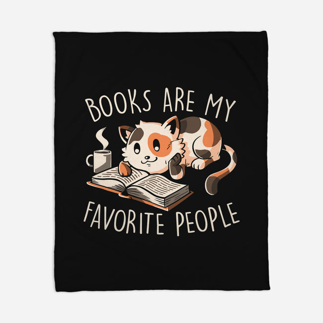 Books Are My Favorite People-None-Fleece-Blanket-koalastudio