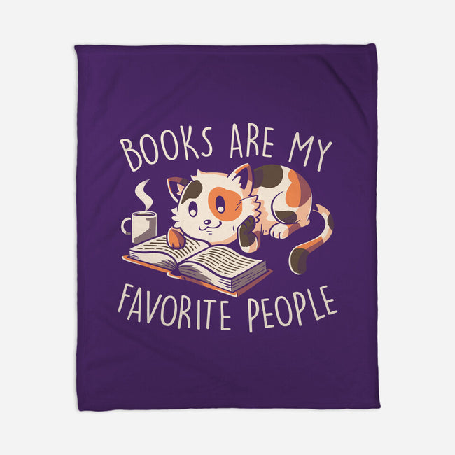 Books Are My Favorite People-None-Fleece-Blanket-koalastudio