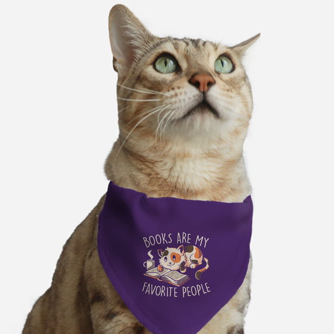 Books Are My Favorite People-Cat-Adjustable-Pet Collar-koalastudio