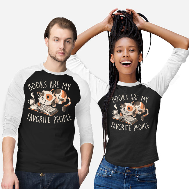 Books Are My Favorite People-Unisex-Baseball-Tee-koalastudio