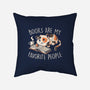 Books Are My Favorite People-None-Removable Cover-Throw Pillow-koalastudio