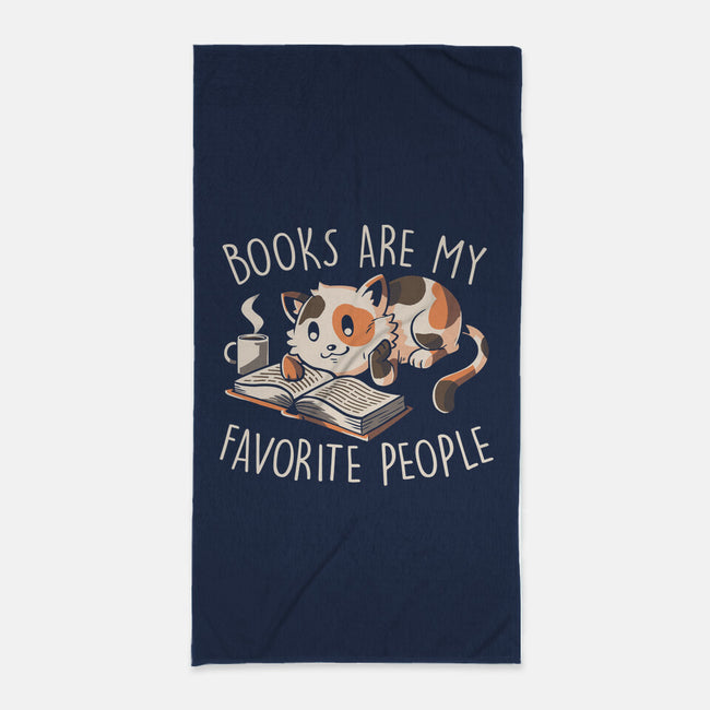 Books Are My Favorite People-None-Beach-Towel-koalastudio