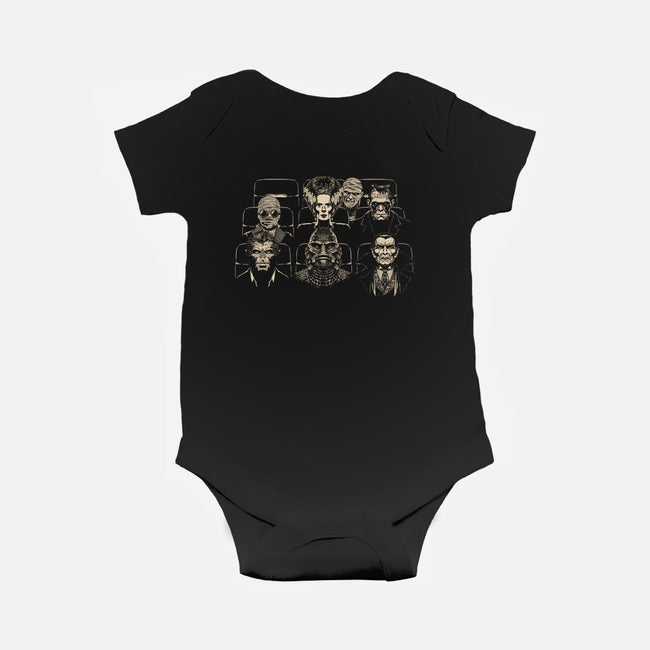 Horror Double Feature-Baby-Basic-Onesie-JCMaziu