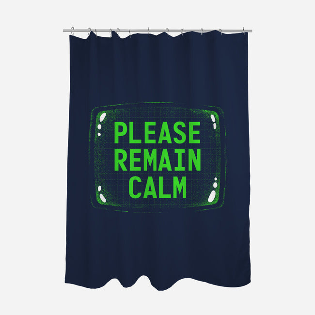 Please Remain Calm-None-Polyester-Shower Curtain-rocketman_art