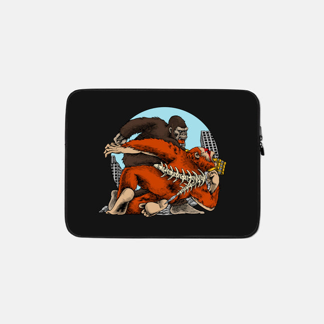 Kong Punch-None-Zippered-Laptop Sleeve-joerawks