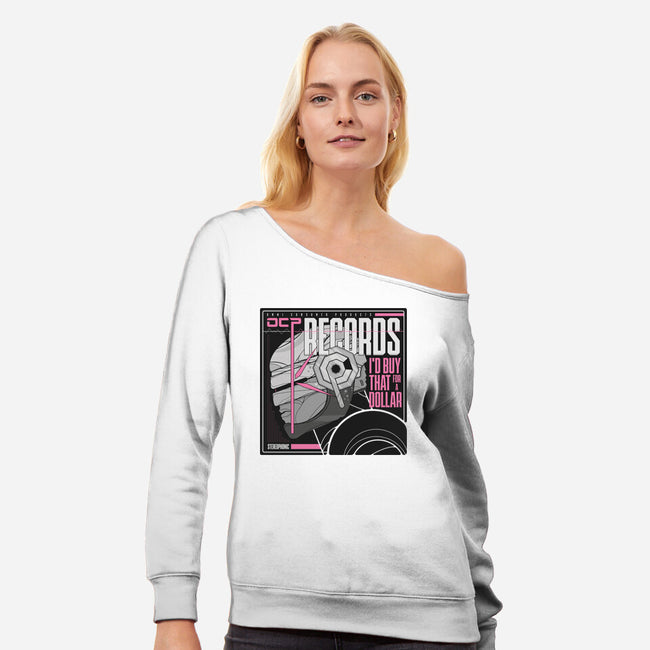 OCP Records-Womens-Off Shoulder-Sweatshirt-BadBox