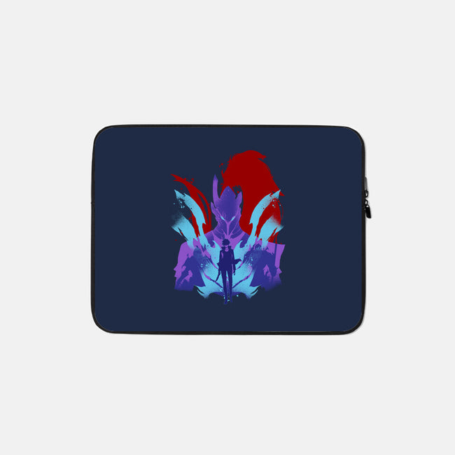 Shadow Arise-None-Zippered-Laptop Sleeve-RamenBoy