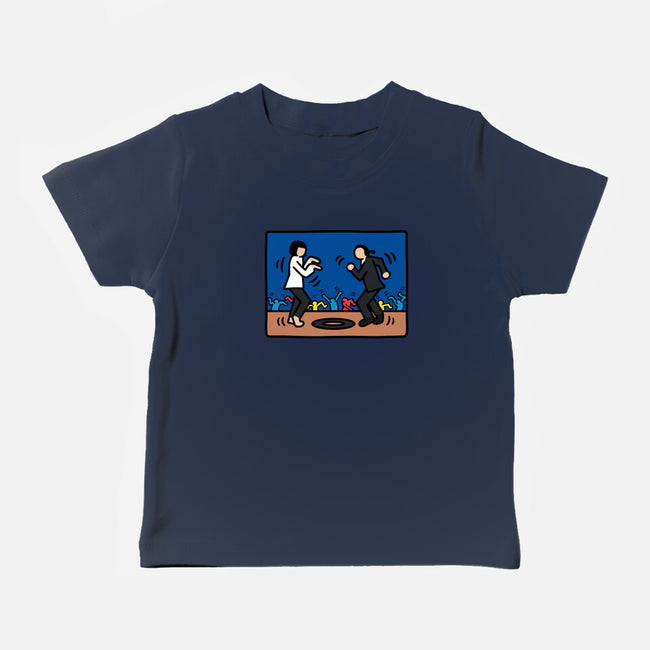 Minimalist Fiction-Baby-Basic-Tee-Raffiti