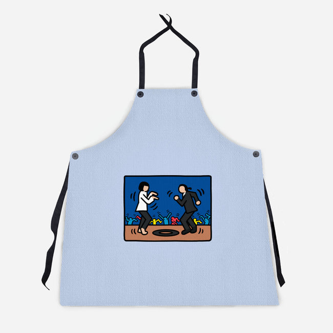 Minimalist Fiction-Unisex-Kitchen-Apron-Raffiti