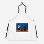 Minimalist Fiction-Unisex-Kitchen-Apron-Raffiti