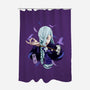 Mei Mei Sorcerer-None-Polyester-Shower Curtain-Afire