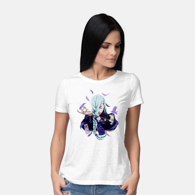 Mei Mei Sorcerer-Womens-Basic-Tee-Afire