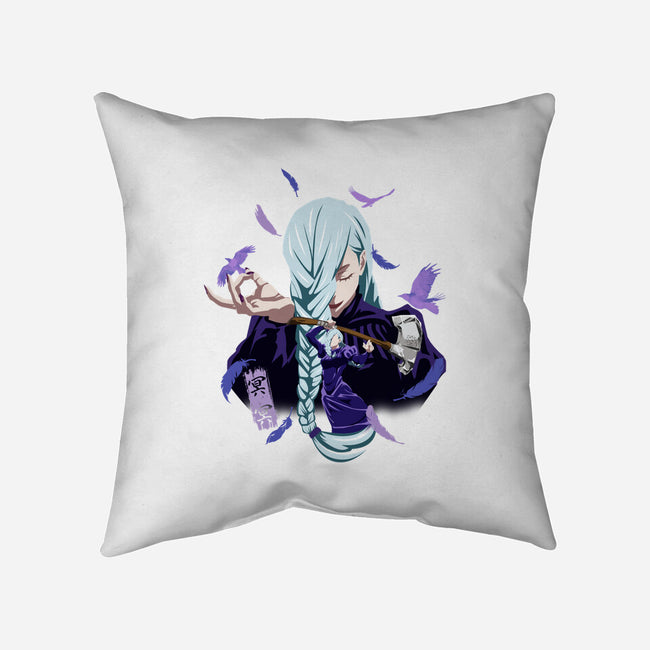 Mei Mei Sorcerer-None-Removable Cover-Throw Pillow-Afire